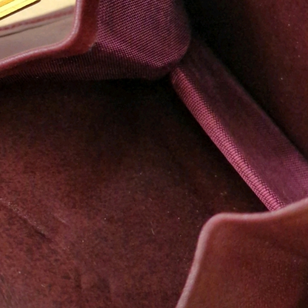 Authentic Givenchy Burgundy Wallets With Gold Det… - image 6